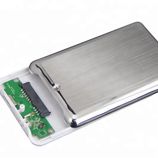 High Quality Stainless steel material USB 3.0 to SATA External 2.5inch Hard Drive Enclosure SSD Case