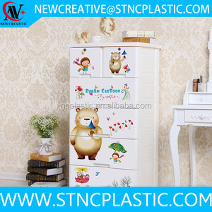 Mi vecino cajas decorativas de almacenamiento ecológico plástico 5 niveles ropa cajón - Product Image 2