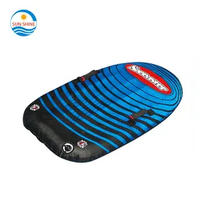 Özel sevimli şişme bodyboard çocuk yüzme havuzu sörf binici floatie kalın PVC sörf tahtası çocuk vücut kurulu