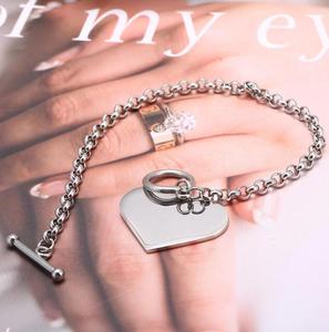 L'éternité Mémoire 316L Coeur En Acier Inoxydable mode bracelet de Charme - Product Image 4