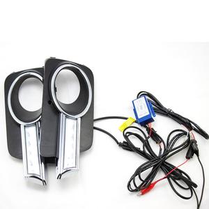 Parachoques delantero clásico con luz antiniebla DRL amarilla para VW para Tiguan 2010-2012 Nueva condición - Product Image 2