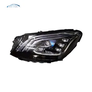 ไฟหน้า LED อัปเกรดสำหรับ Mercedes Benz W222 New S Class 2018-2019