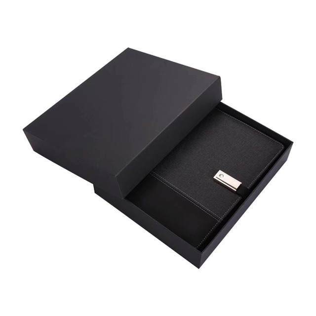Agenda Notepad Planner Diary Notebook with Power Bank and USB Flash Drive Wireless Charger Notebook and Power Bank