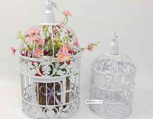 अच्छी गुणवत्ता कारखाने सीधे 14x25CM के आकार सस्ते फैशन उच्च गुणवत्ता वाले पक्षी पिंजरे - Product Image 1