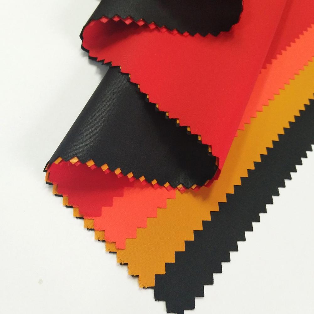 Настраиваемый цвет 75D 240T полностью тусклый полиэфирный эпонж с глянцевым покрытием для одежды