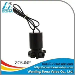 1/8 "कृषि सिंचाई पल्स डीसी 12v, 24v,110v पायलट solenoid वाल्व ZCS-04P