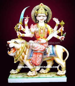 Colored Marble Durga Maa - Product Image 1