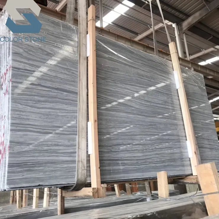 Greece White Nestos Wooden Veins Marble Polished Rough Slabs