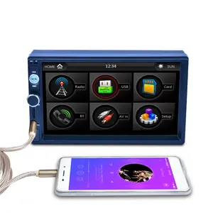 Bosstar Mp5 Player Mobil, Manual BT 7 Inci Double Din