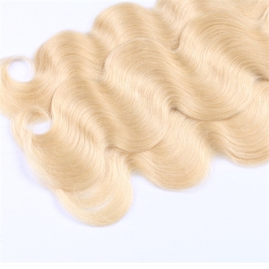 Оптовая продажа, класс 8a, <span class=keywords><strong>aliexpress</strong></span> 613, европейские пучки волос светлого цвета, недорогие человеческие волосы без повреждений, волнистые волосы - Product Image 5