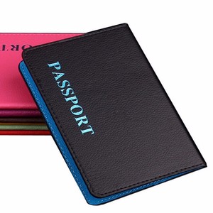 Nuevo patrón de cuero de la PU cubierta del pasaporte en la aventura de las mujeres documento de viaje entradas titular mujer chicas pasaporte caso - Product Image 6