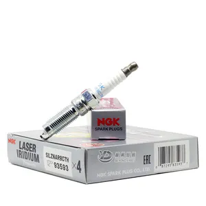 JAPAN Orginal NGK High Quality Spark Plug 93593#SILZNAR8C7H for FORD Focus/Fiesta/Ecosport 2013-2015 1.0T Engine#CAF372WQ1 GTDI