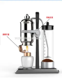 Cafeteira de mão vendável, moedor de café expresso, máquina grande