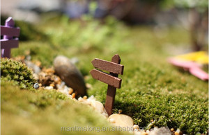 Miniatura de valla decorativa para paisajismo, micro miniatura artificial, pequeño poste de señalización, accesorios DIY, material mtl mtl - Product Image 2