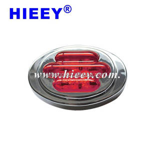 Thiết Kế mới 12 V 24 V Hình Bầu Dục DẪN Tail Light Giải Phóng Mặt Bằng Side Marker Amber/Red/White - Product Image 1