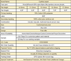 Trắng Lilium Casa Blanca Mẫu Phòng Ngủ Màu Xanh Lá Cây Thảm Mềm Khu Vực Thảm - Product Image 6
