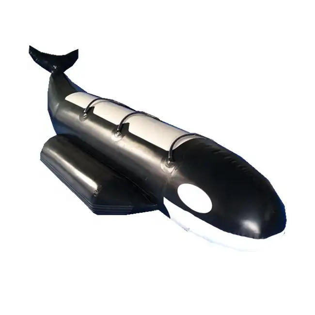 Cá Heo Hình Dạng Inflatable Thuyền Chuối Nước/Inflatable Cá Heo Thuyền Chuối/Nổi Đồ Chơi Nước Cho Hồ Bơi