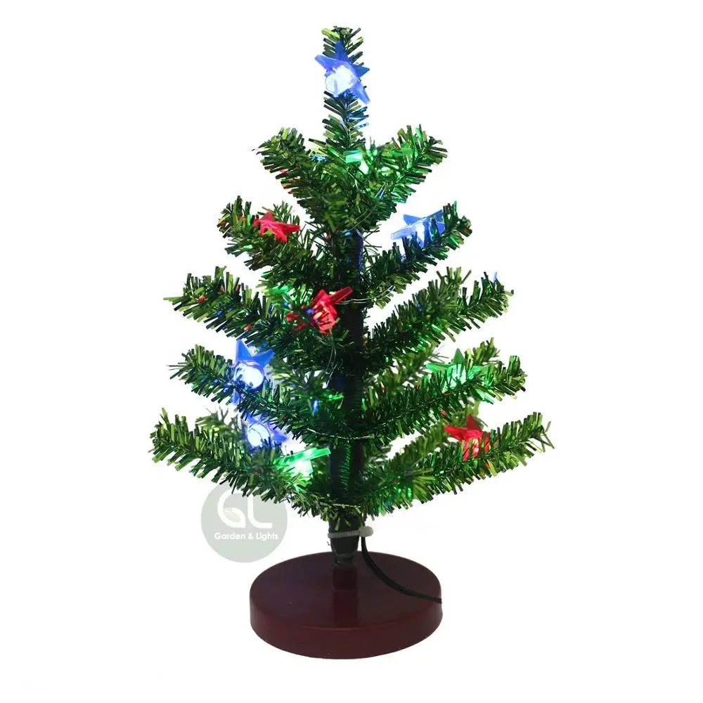 mini usb led lighted christmas tree, 8 inches mini christmas tree, christmas tree lights