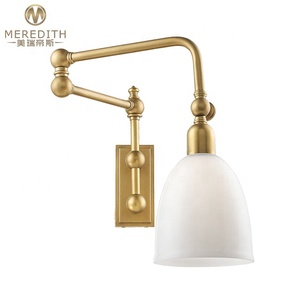 Coperta applique <span class=keywords><strong>da</strong></span> <span class=keywords><strong>parete</strong></span> Moderno Appartamento Albergo Bagno con Bilanciere Regolabile Antico <span class=keywords><strong>Lampada</strong></span> <span class=keywords><strong>Da</strong></span> <span class=keywords><strong>Parete</strong></span> In Rame - Product Image 2