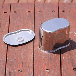 700ML Stainless Steel <strong>Camping</strong> <strong>Cups</strong> with Portable Handles and Lid for Backpacking Coffee Pot <strong>Cup</strong> - Product Image 6