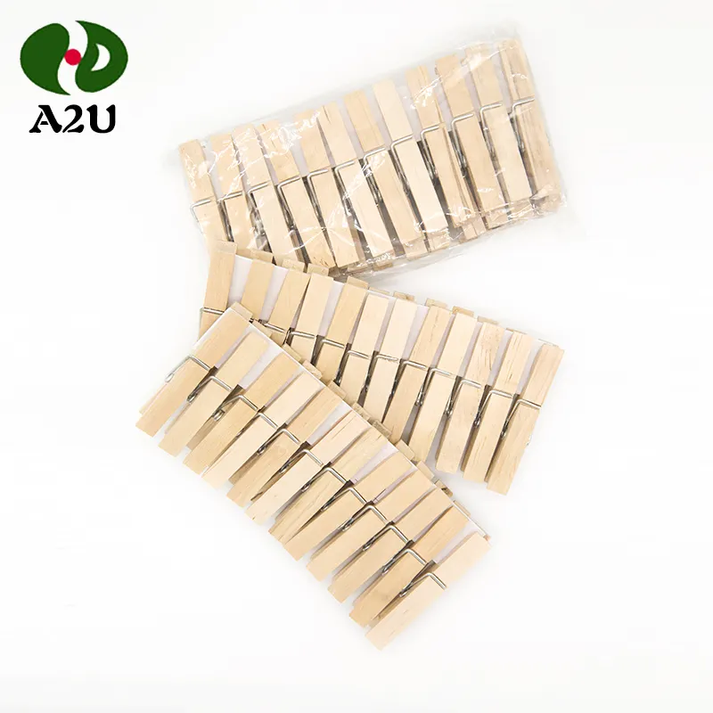 Bamboo Clothes Pins Wooden Clothe Peg Wooden Pegs