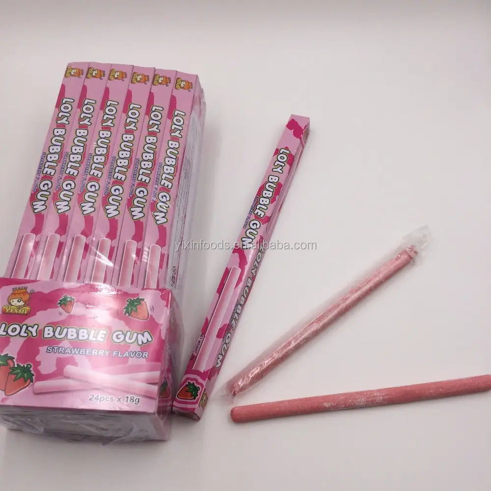 Iraq Thị Trường Bán Trung Quốc Long Stick Bubble Gum Với Bột Chua Ở Trung Tâm