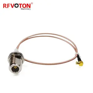 RFVOTON עמיד למים N נקבה עם oring מחיצת mcx זכר זווית נכונה עבור rg316 rg174 כבל מגשר צמת