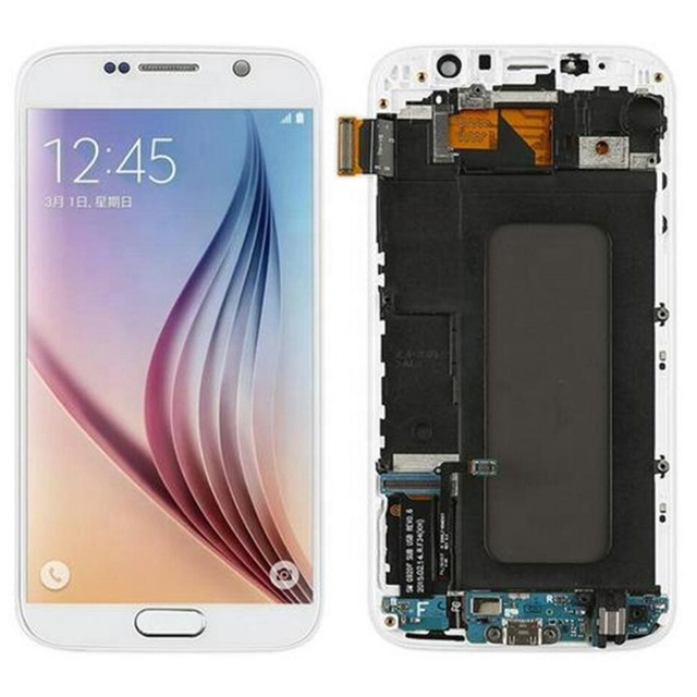 5.1'' LCD for SAMSUNG GALAXY S6 G920 G920F LCD Display Touch Screen Digitizer Replacement With Frame for Samsung S6 Display
