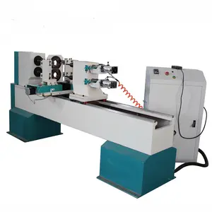 Hot sale Double rotating axis parts CNC wood lathe central machinery used for legs