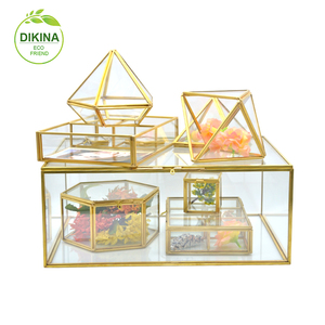 <span class=keywords><strong>Boîte</strong></span> de luxe en <span class=keywords><strong>laiton</strong></span> pour photo, forme ronde, cœur hexagonal, Rectangle, cylindre en <span class=keywords><strong>verre</strong></span>, fleur, cadeau, USB, <span class=keywords><strong>bijoux</strong></span>, chapeau, vente en gros, pièces - Product Image 6
