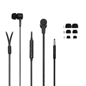 Idéias de novos produtos 2018 esporte fones de ouvido com fio in-ear fones de ouvido fone de ouvido de compras online amostra grátis para xiaomi