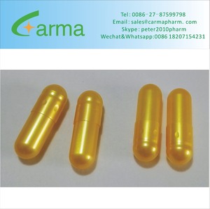 Bunte Metallic Gelatine Perle Leeren Goldene Kapsel 00 - Product Image 3