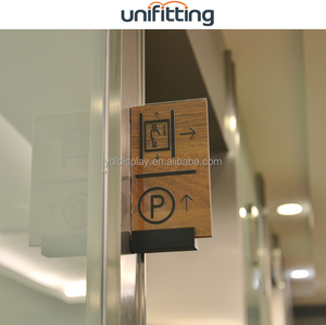 China Supplier Aluminium Edge Grip Sign Rail for Wall <strong>Mount</strong> <strong>Use</strong> XC15-80 - Product Image 5
