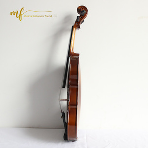 Violon d'étudiant 4/4 en gros avec étui, archet et colophane offerts, table en épicéa semi-solide pour étudiants à petit budget - Product Image 5
