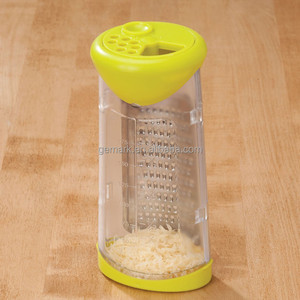 Grattugia Manuale per Frutta e Verdura con Lame in Acciaio Inox, Facile da Pulire, Contenitore per Conservazione e Servizio - Product Image 1