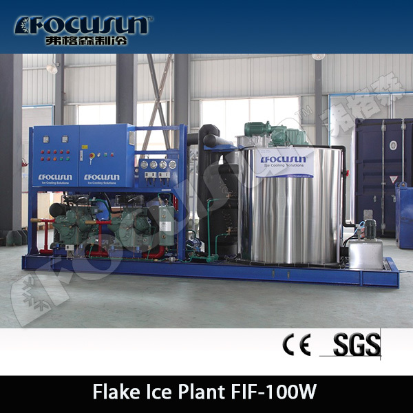 Machine à Glace en paillette utilisant eau de mer