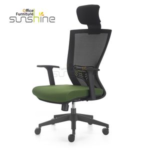 <span class=keywords><strong>Chaise</strong></span> <span class=keywords><strong>de</strong></span> <span class=keywords><strong>bureau</strong></span> pivotante en maille avec protection à dossier haut Sunshine avec modèle LS-121A-1 en tissu plastique au design moderne - Product Image 6