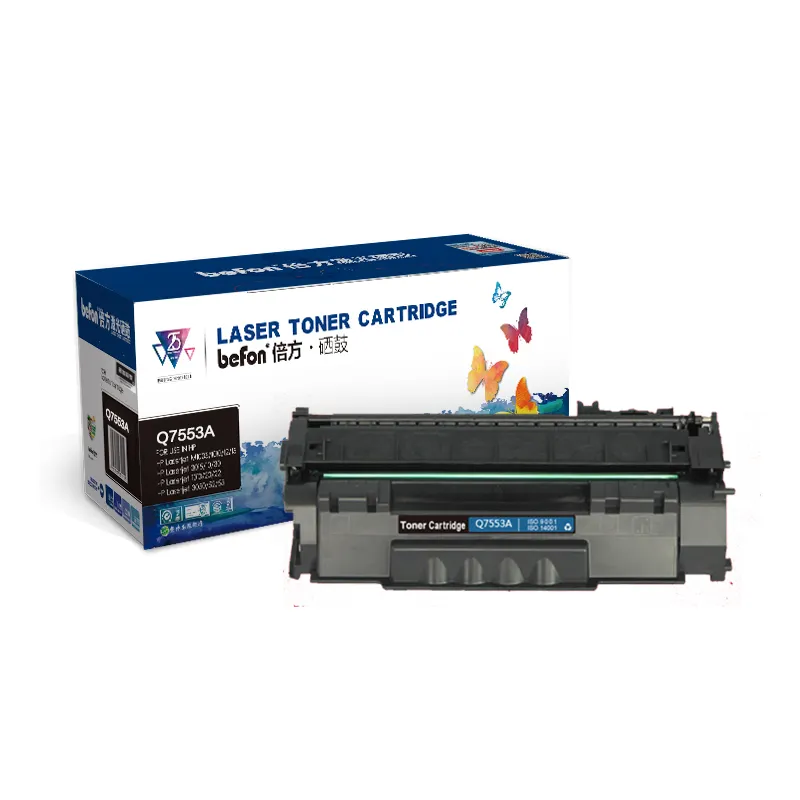 Compatible Laser Toner Cartridge 7553A 53A q7553A Q5949A universal for HP 7553A 53A q7553A Q5949A toner cartridge