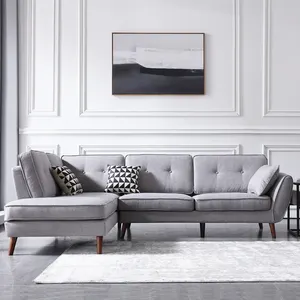 Aanpassen L-Vormige Sofa Voor Hotel Of Thuis Gebruikt