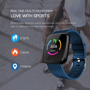 Y7 <span class=keywords><strong>montre</strong></span> intelligente Moniteur Tensiomètre Podomètre Smartwatch Télécommande bracelet de remise en forme fitness tracker - Product Image 5