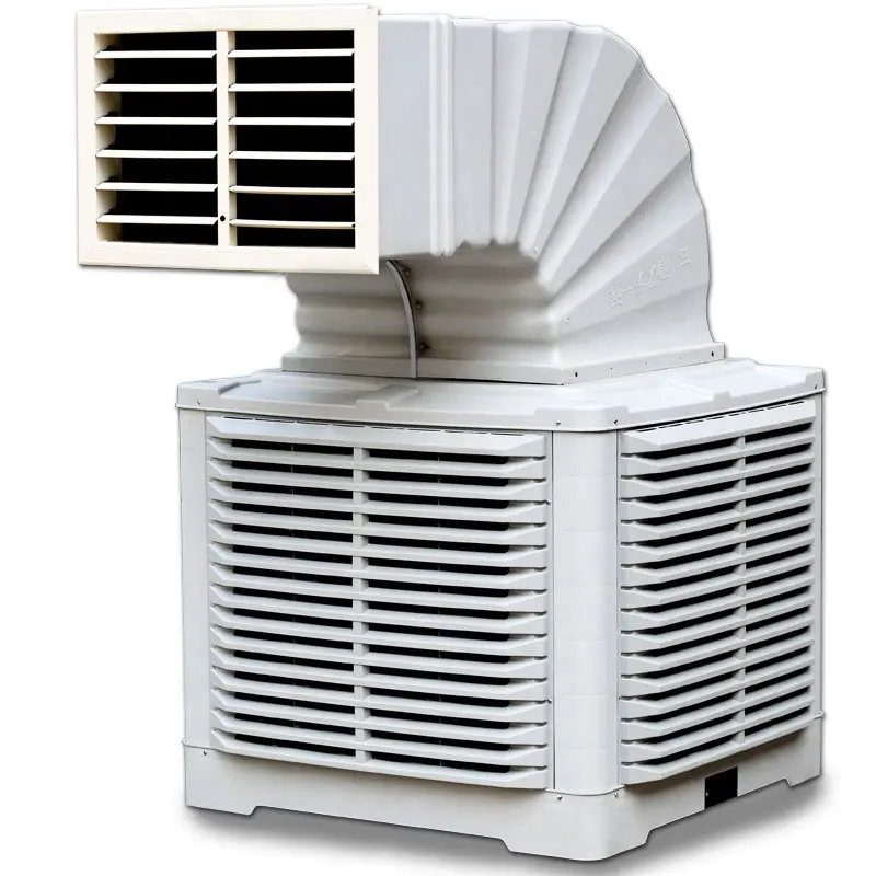 Caixa silenciosa forma de caixa, ar condicionado industrial, água, evaporativo, refrigerador de ar