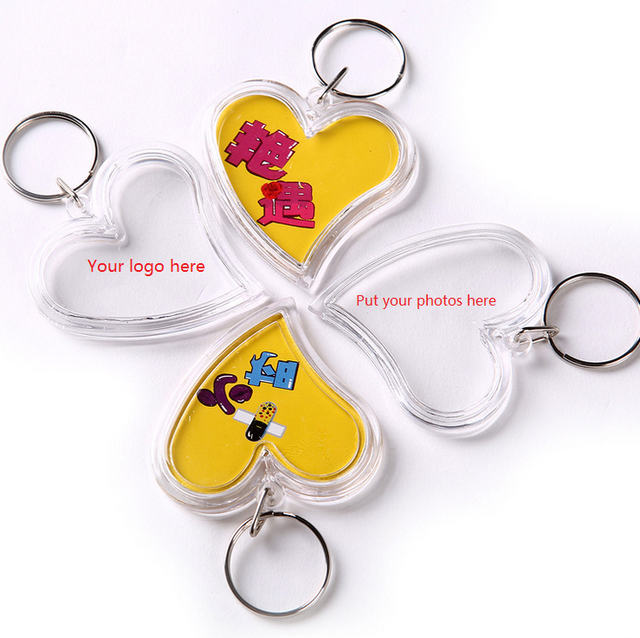 Promotional Customized clear Acrylic Keychain,cheap Acrylic Key Rings
