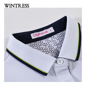 <span class=keywords><strong>Polo</strong></span> da <span class=keywords><strong>Donna</strong></span> all'Ingrosso con Colletto e Polsini di Diversi Colori, Camicia <span class=keywords><strong>Bianca</strong></span> in Cotone Personalizzata dalla Cina - Product Image 5