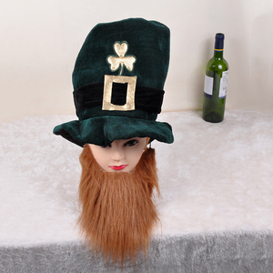 Suministros Día de <span class=keywords><strong>san</strong></span> <span class=keywords><strong>Patricio</strong></span> irlandés barato beanie hat sombrero de fiesta - Product Image 2