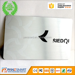 Tùy chỉnh sang trọng chải kim loại gương bảo hành thẻ NFC Google xem xét kinh doanh Thẻ 13.56MHz RFID kinh doanh thẻ của chip - Product Image 2