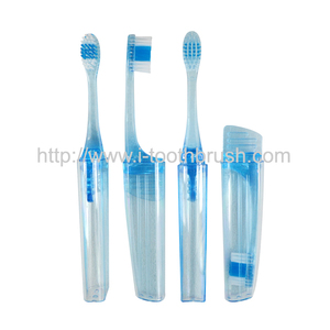 Bleu transparent pas cher <span class=keywords><strong>brosse</strong></span> à dents <span class=keywords><strong>pliable</strong></span> - Product Image 2