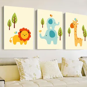 American Bedroom Set Furniture LED Motivational Painting Canvas Wall Hanging for Children Modern Digital Printing,uv Printing