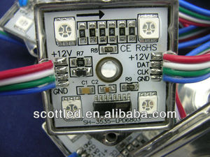 Full color 3 chips <strong>5050</strong> LPD6803 <strong>led</strong> pixel <strong>module</strong> - Product Image 1