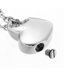 Dadaong özel 925 ayar gümüş benim kalp kremasyon kül Urn kolye kolye tutun - Product Image 3