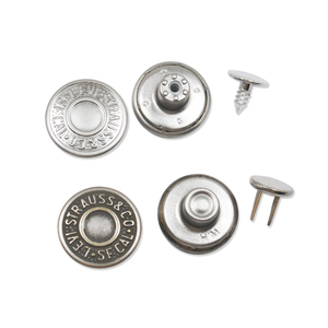 Tùy chỉnh thương hiệu Brass kim loại jean nút cho quần jean nhà máy bán trực tiếp - Product Image 1